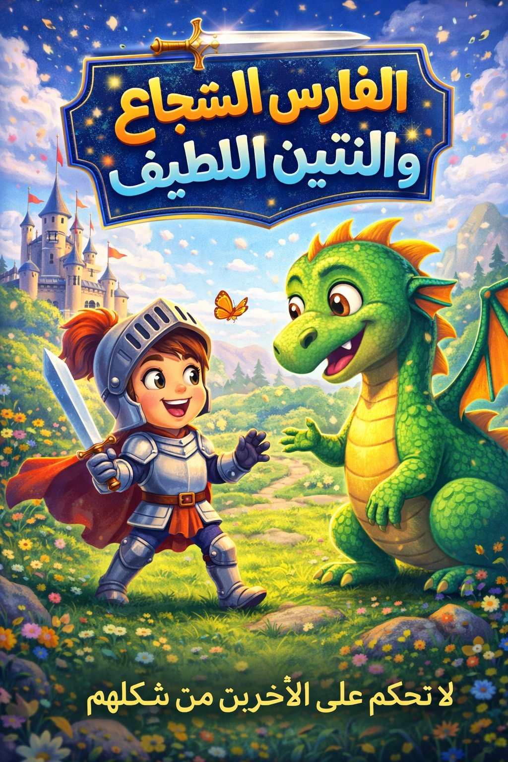 الفارس الشجاع والتنين اللطيف