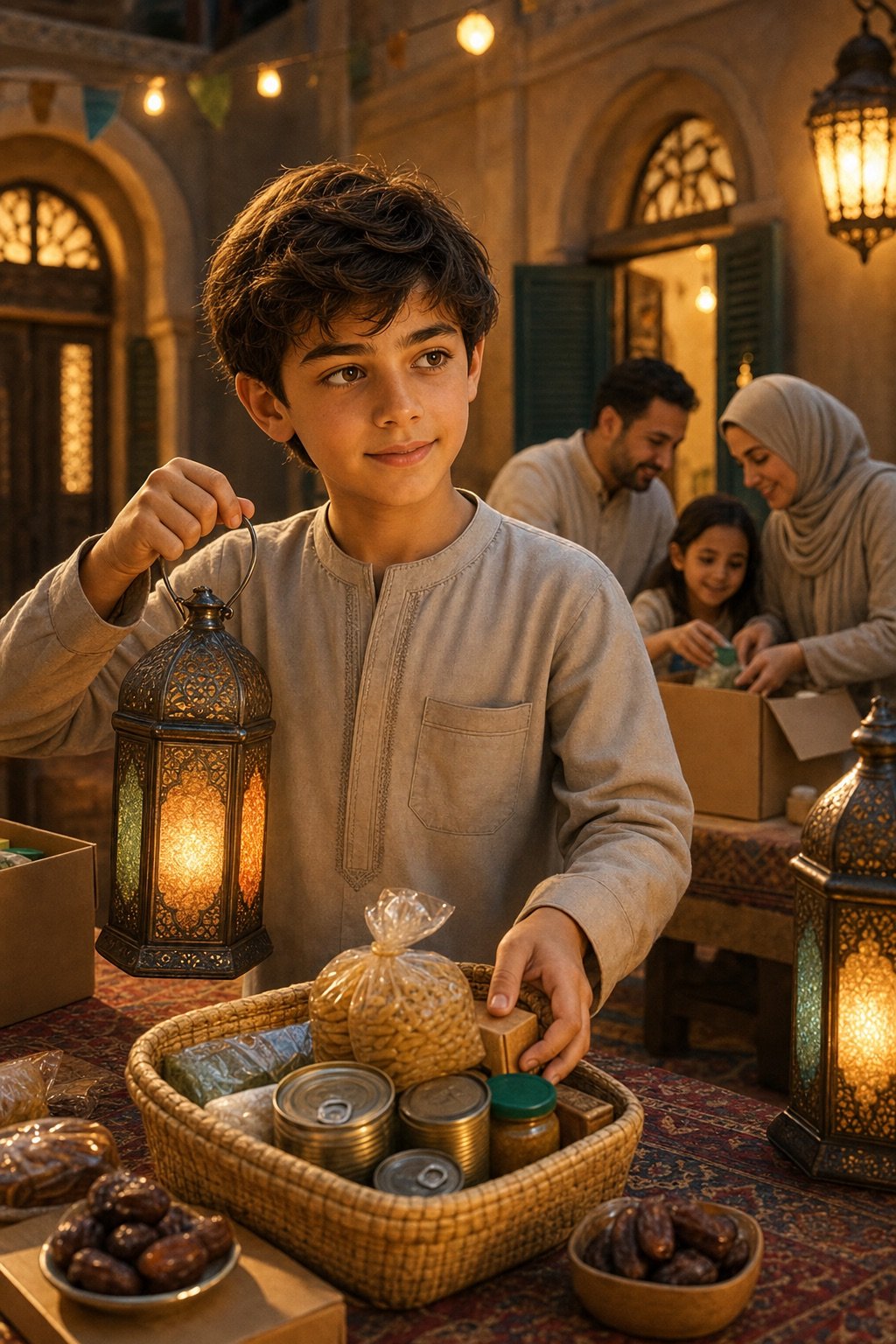 رمضان مع بطلي الصغير