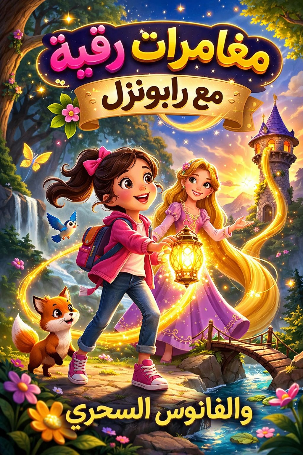 مغامرة رابونزل والفانوس السحري