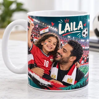 صورة ٣ من مج الذكريات باسم وصورة طفلك مع العائلة