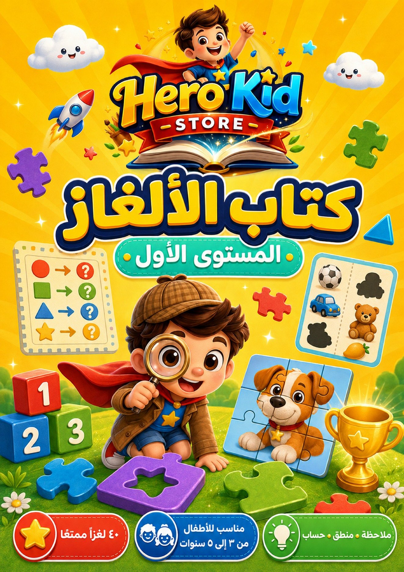 كتاب الألغاز - المستوى الأول