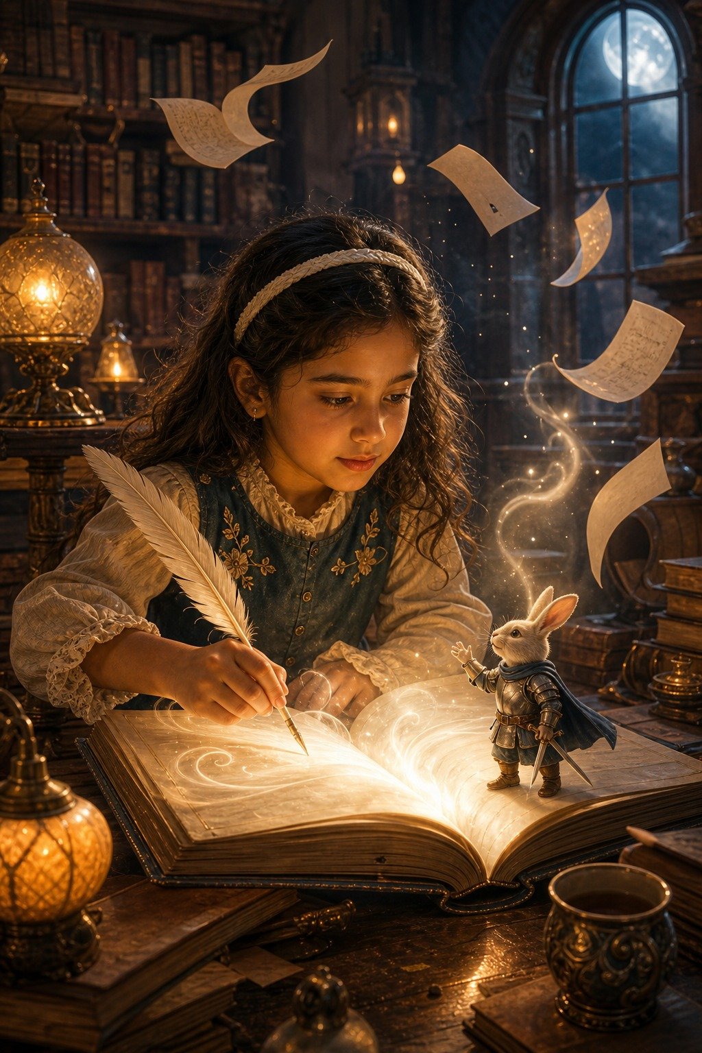 المكتبة السحرية والحكاية الناقصة